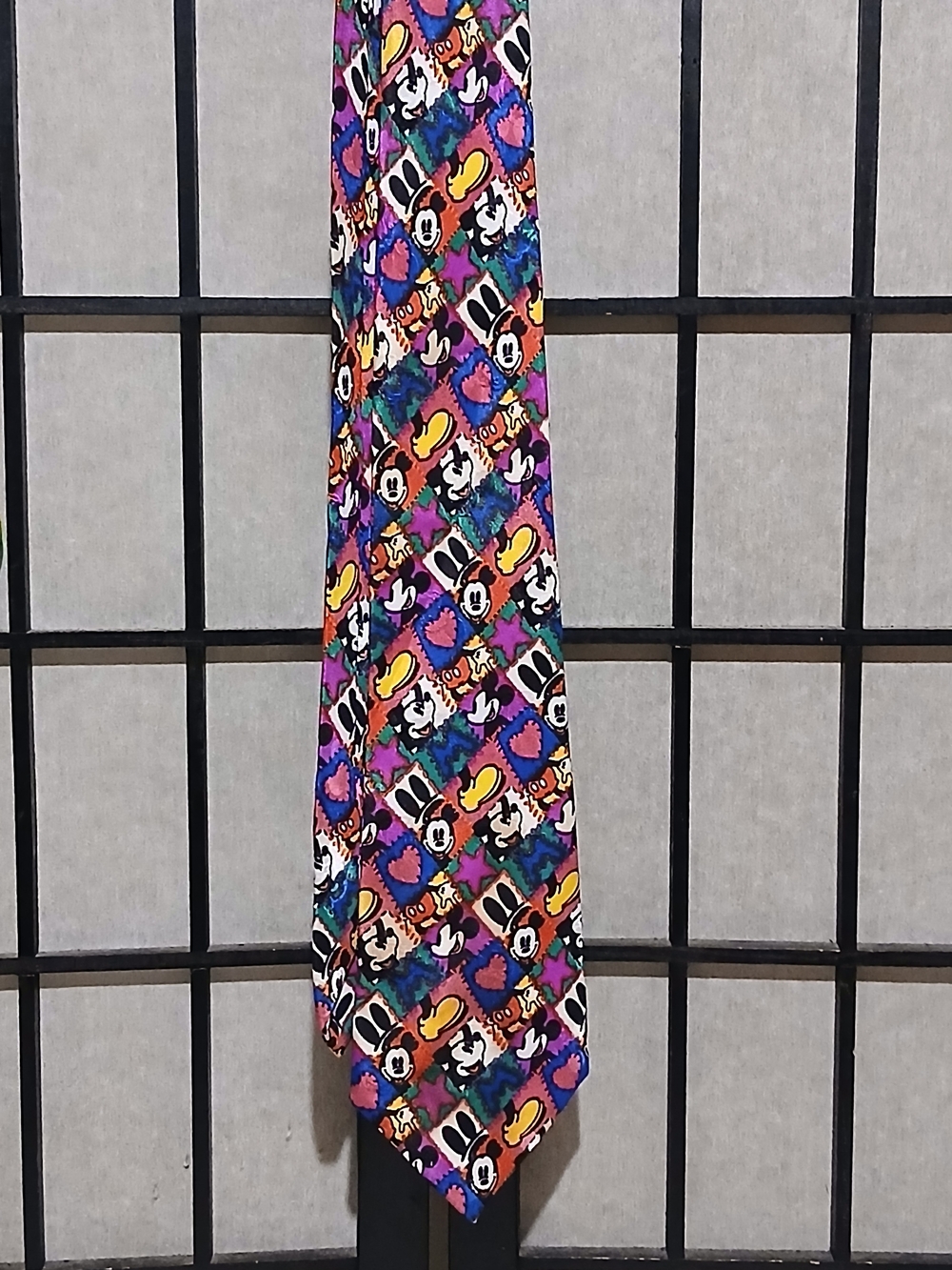 Colorful Mickey Mouse Novelty Tie